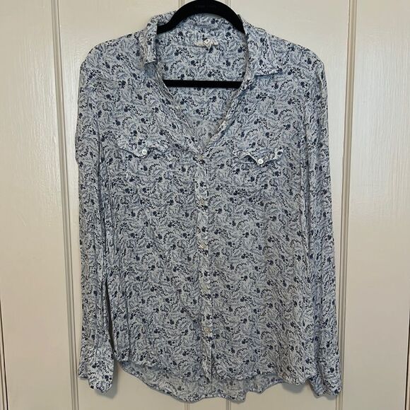Joie Soft Button Down Blouse - Picture 1 of 8